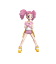 Chica hermosa bailando
